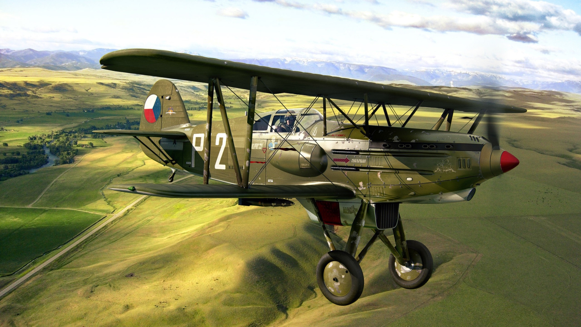 Чешский самолет