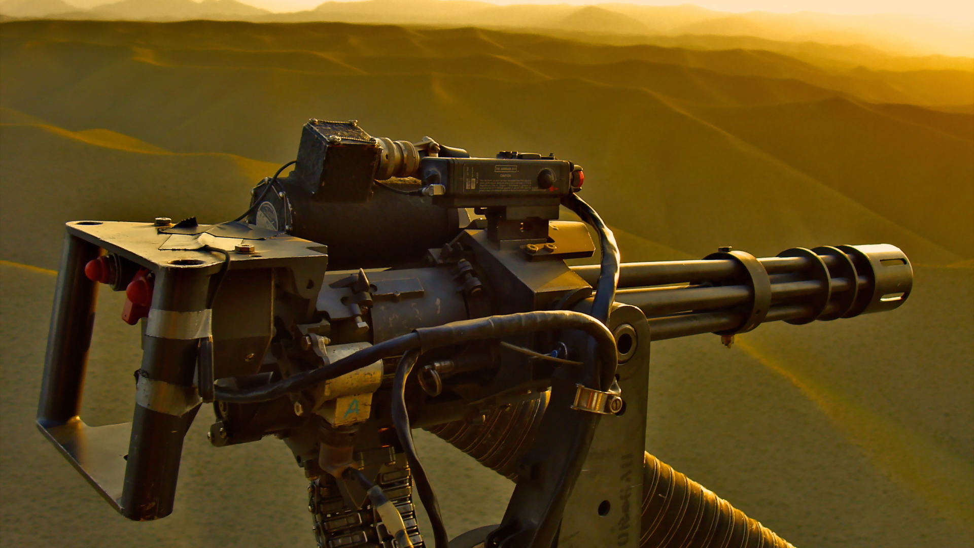 Пулемет на вертолете