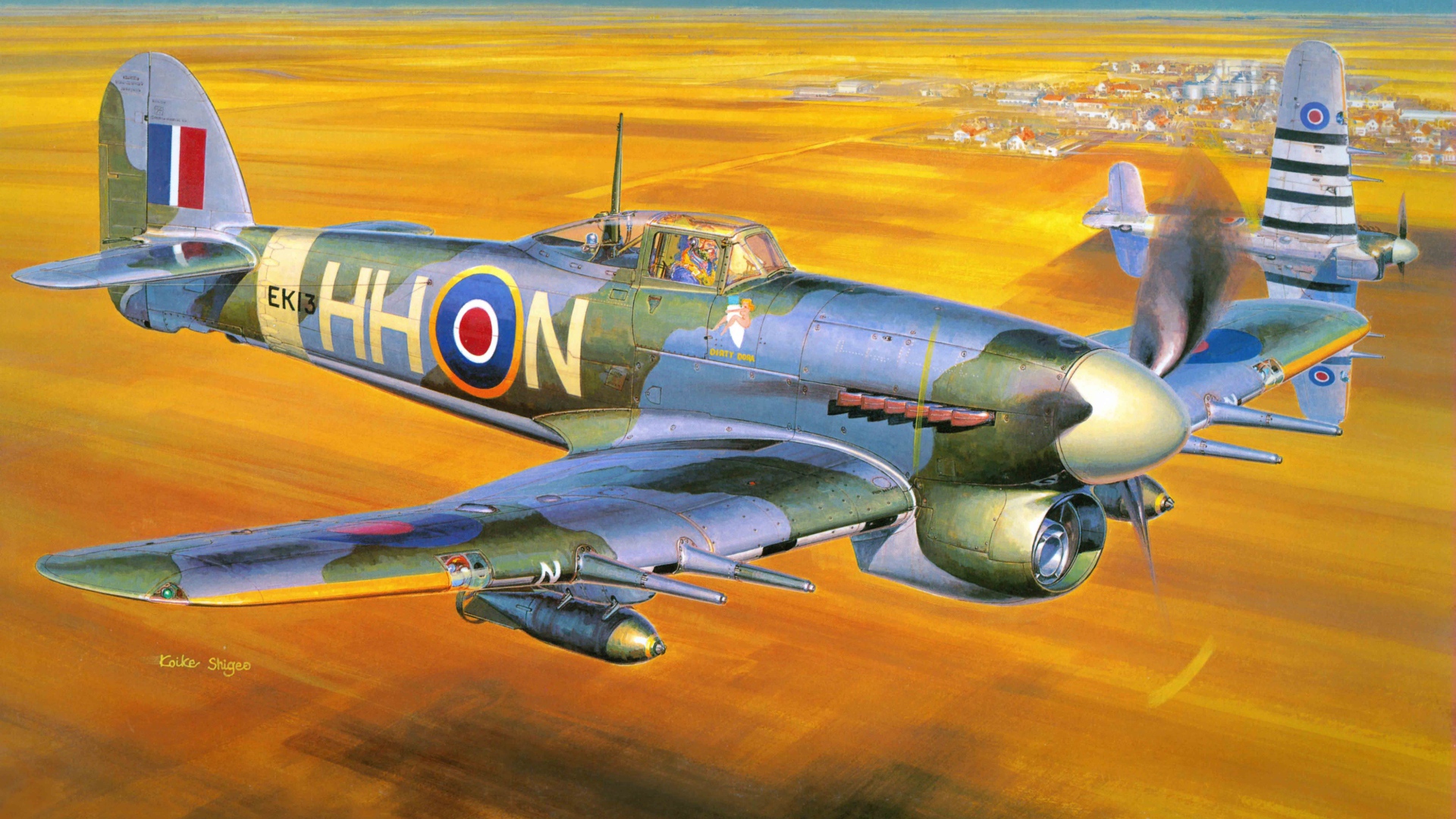 Самолет хоукер тайфун