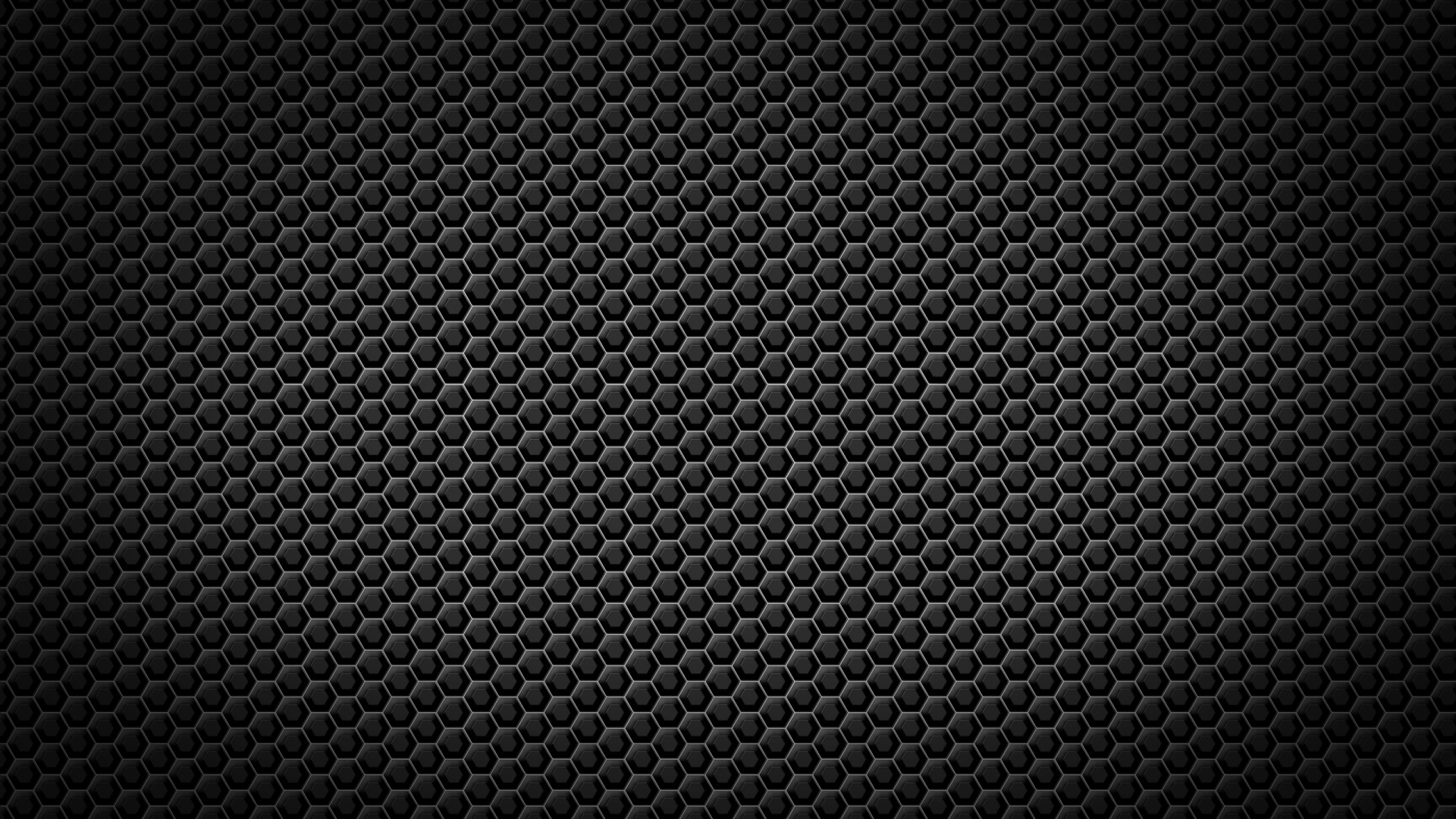 Черные обои  с шестигранной текстурой