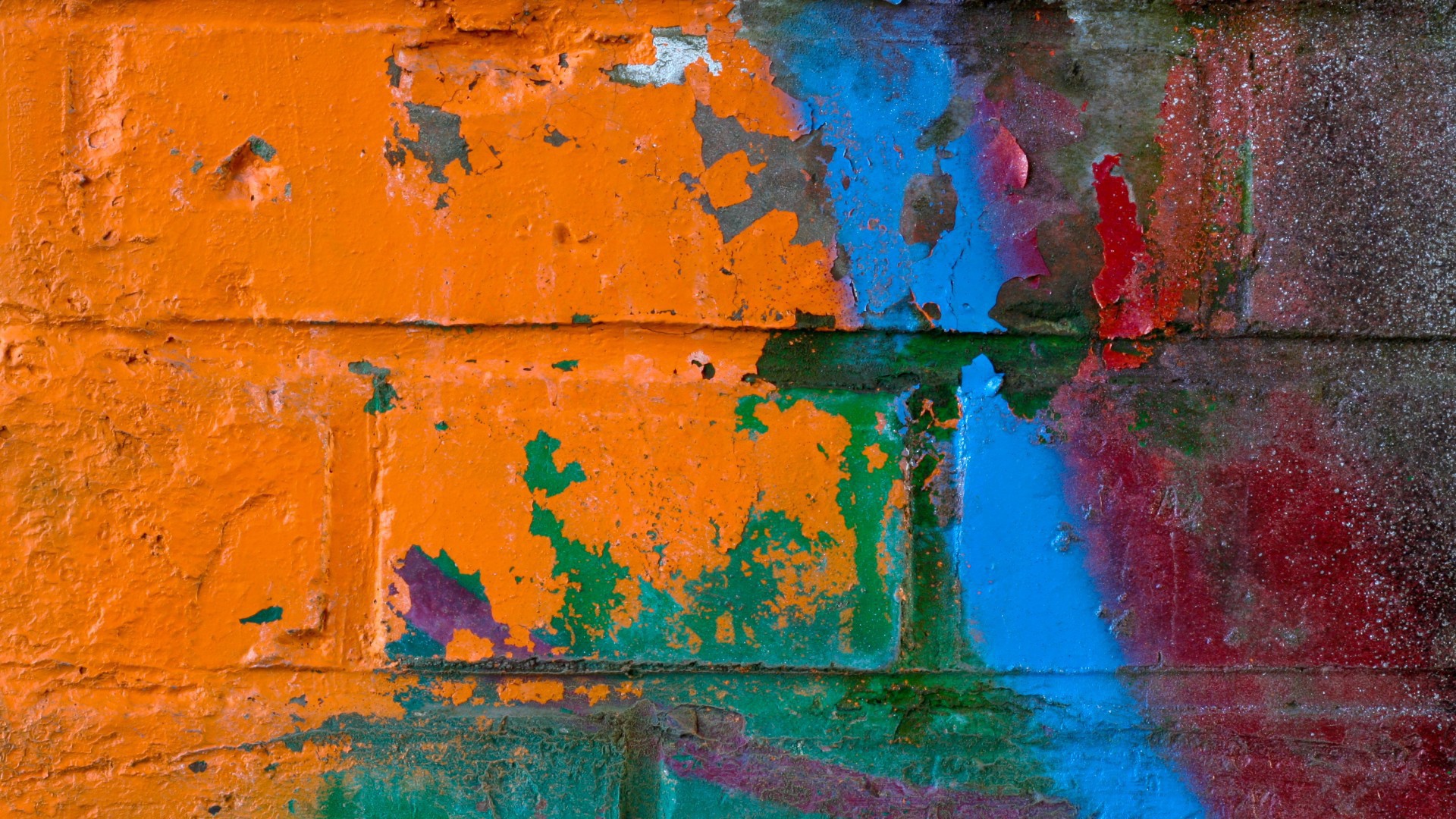 Граффити на кирпиче