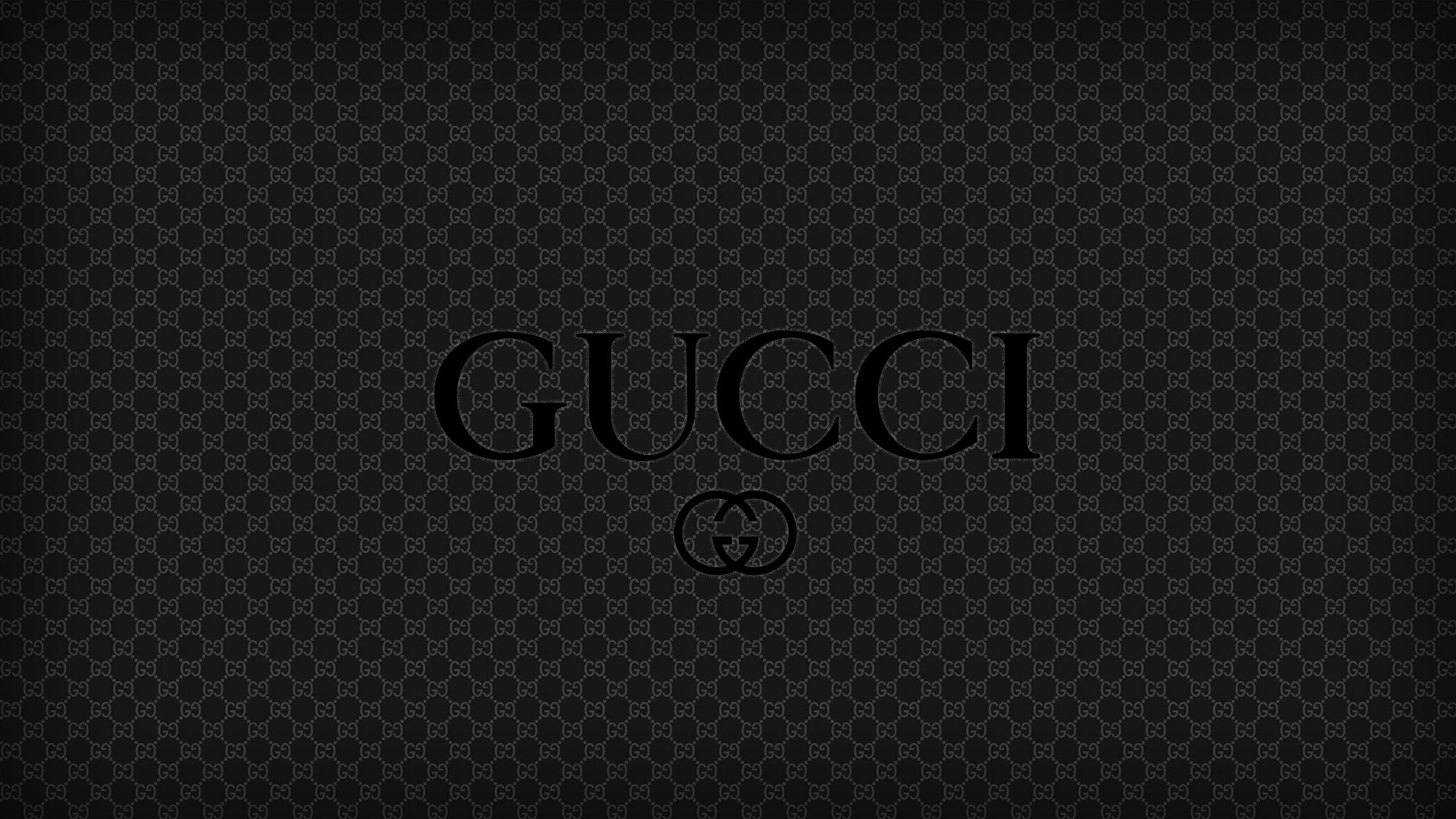 Черный логотип Gucci