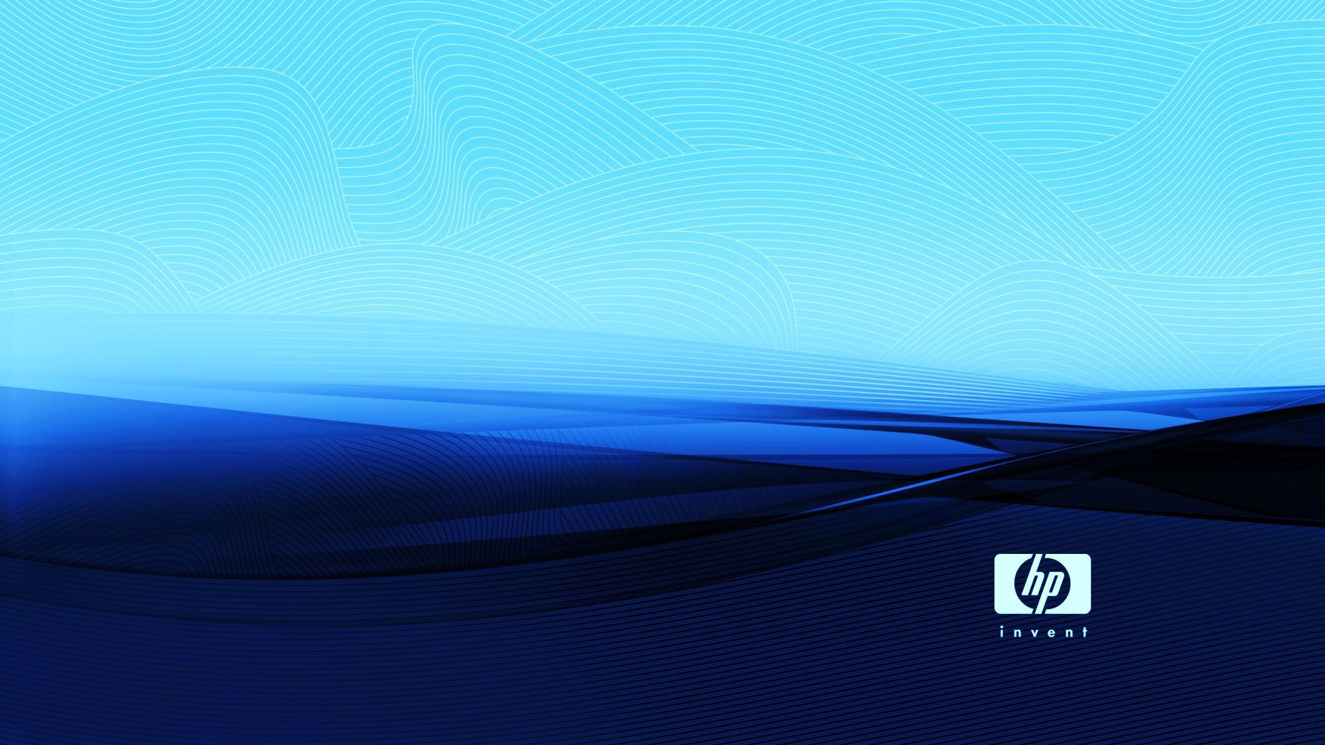 Темно синяя перспектива HP