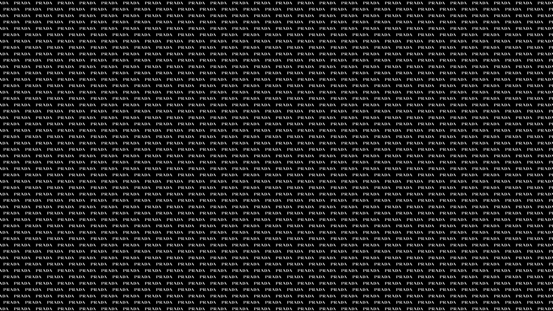 Текстура из названия бренда Prada