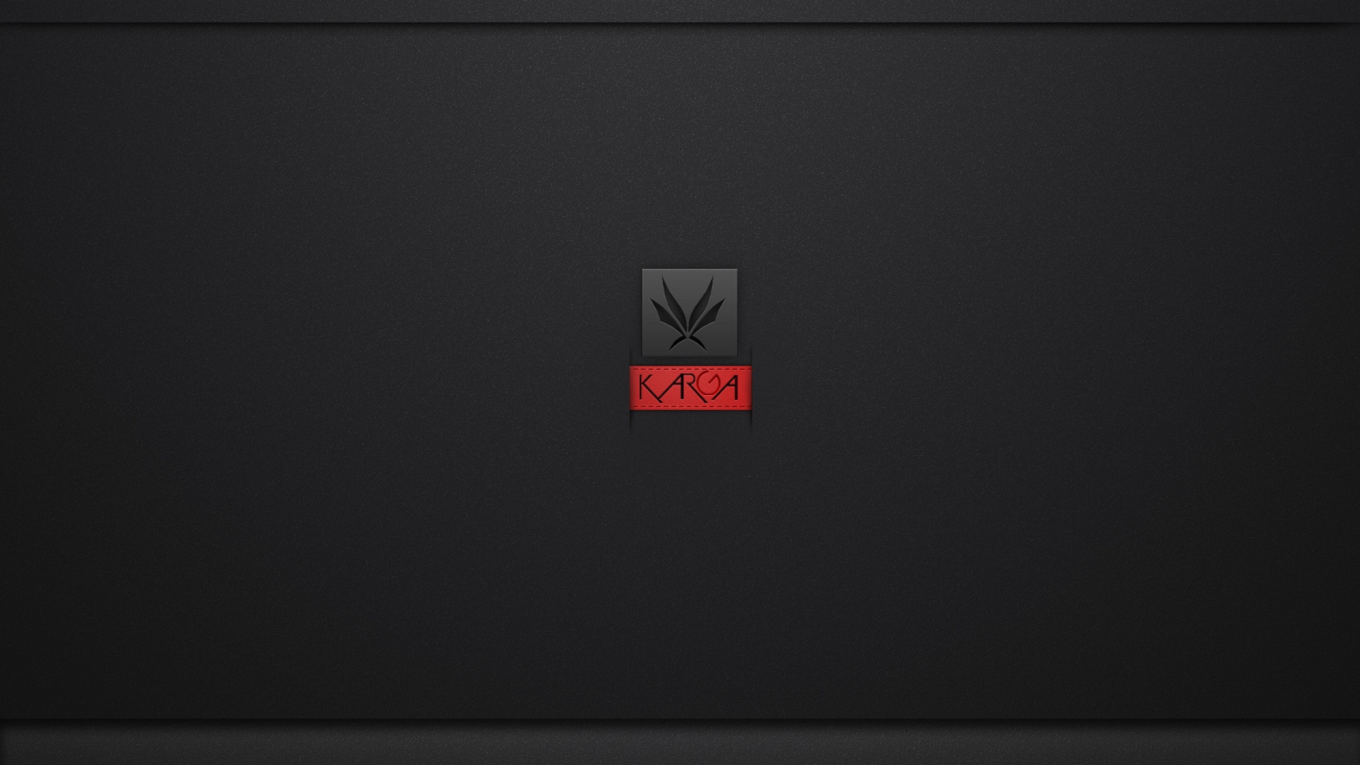 Логотип на черном фоне