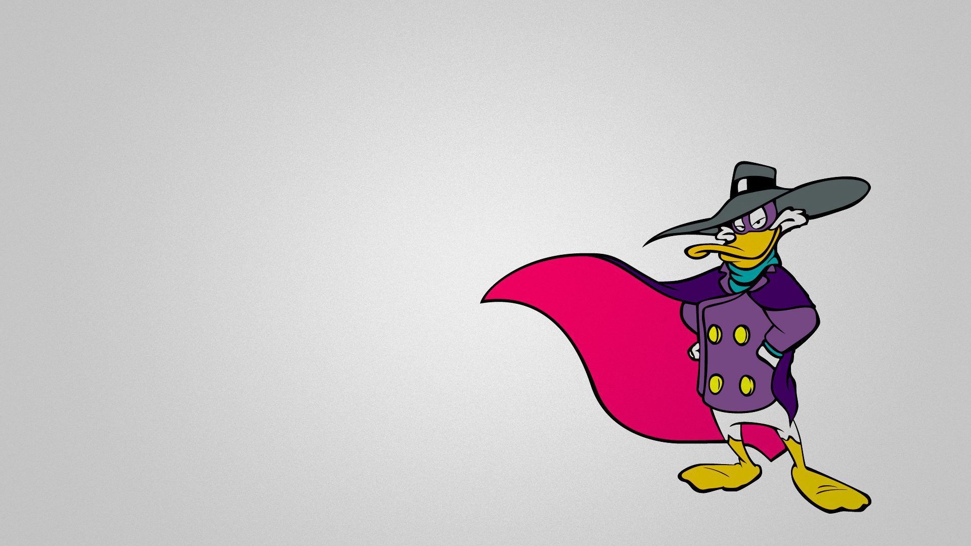 Утка  на фоне