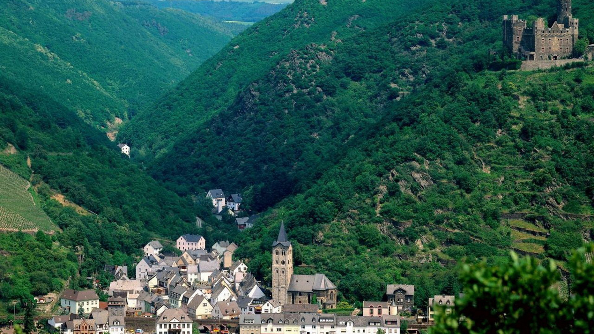 Архитектура города в горах