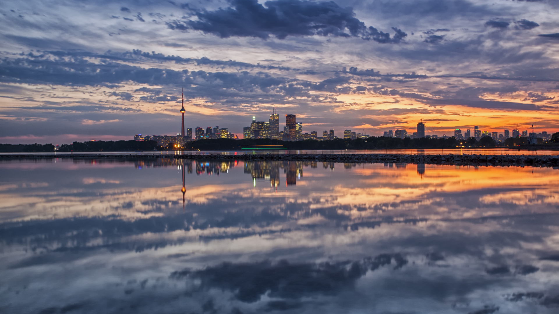 Торонто на закате