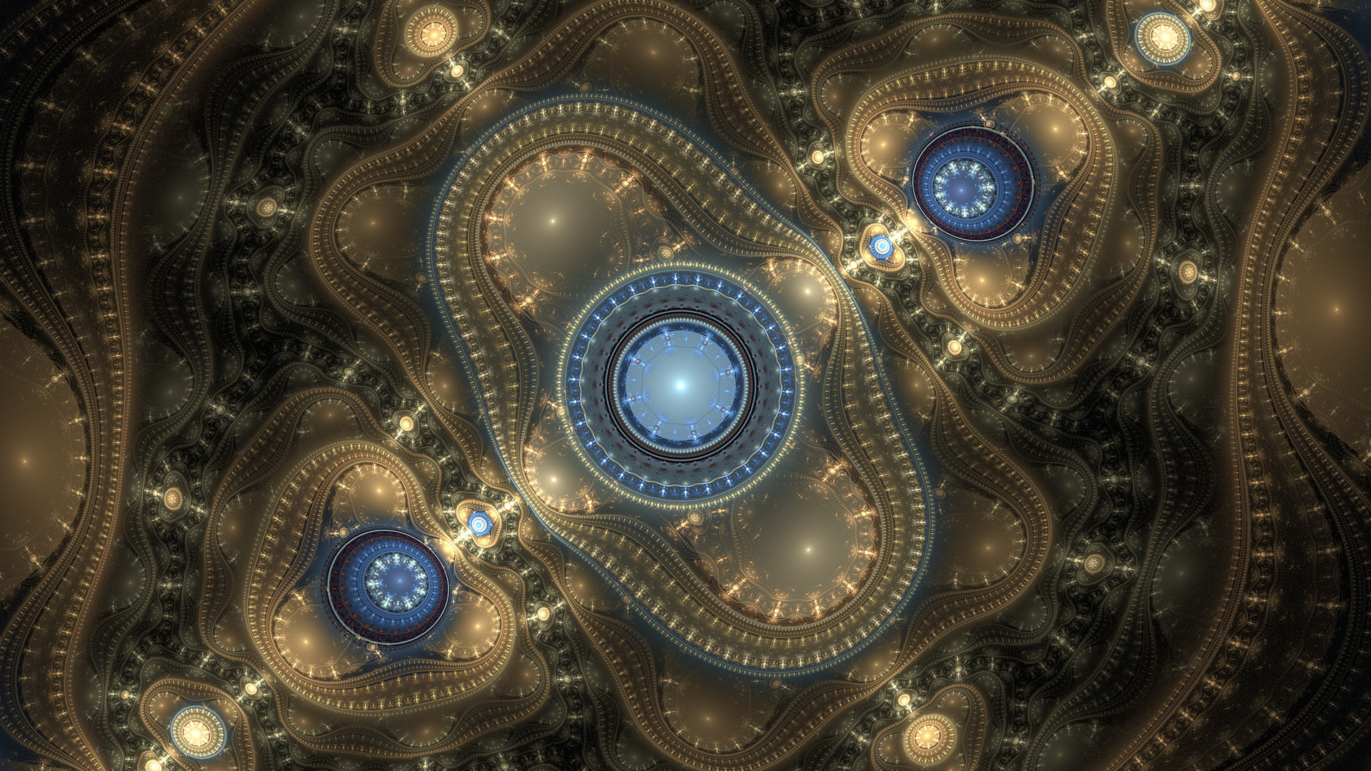 Яркие узоры стимпанк