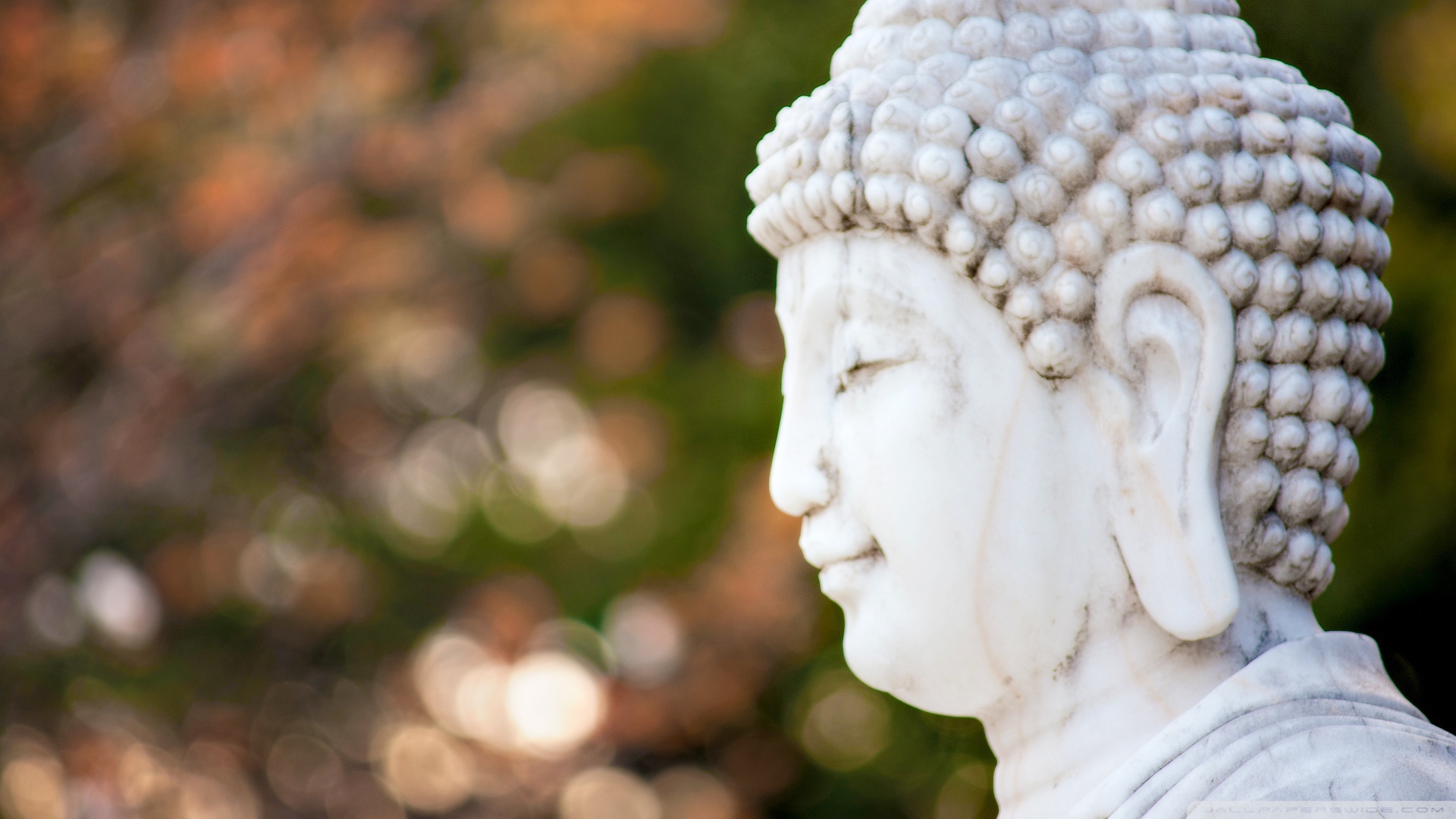 Голова белого Будды