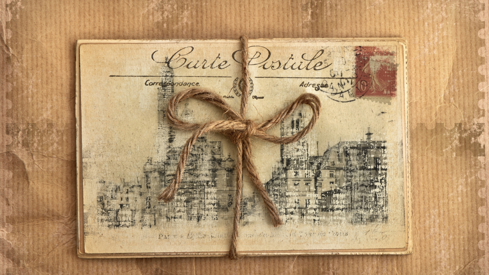 Письмо перевязанное веревкой