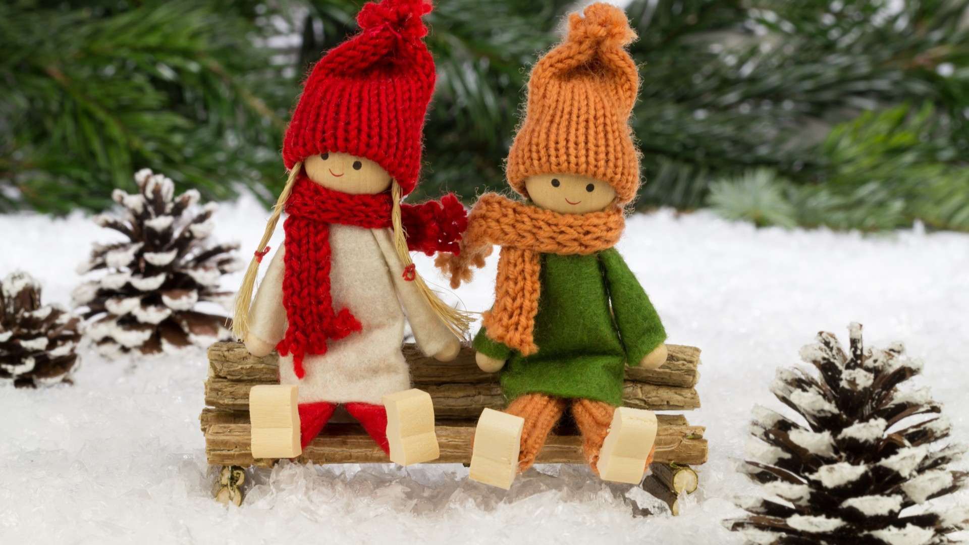 Куклы зимнего леса