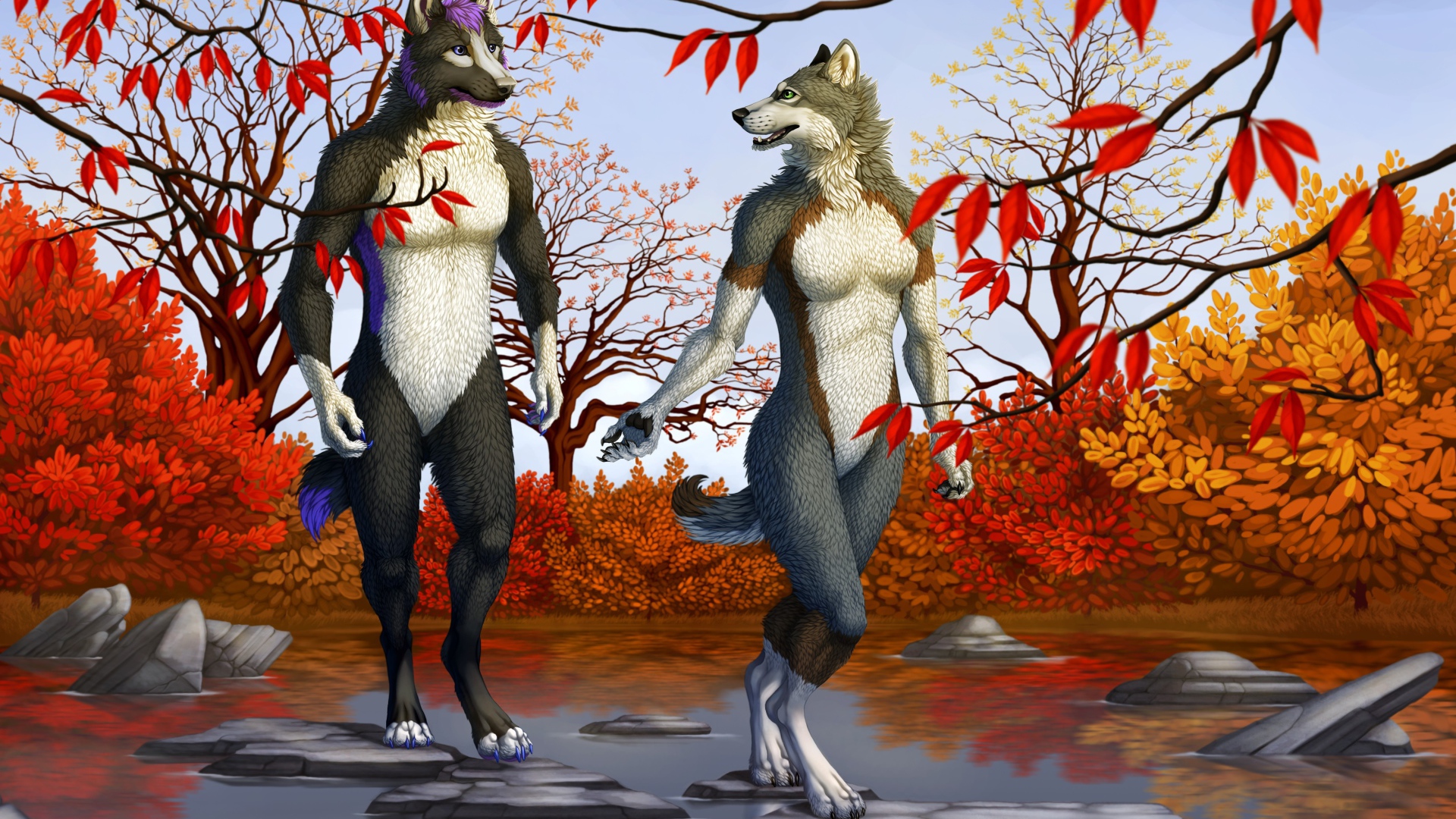 Оборотни в лесу