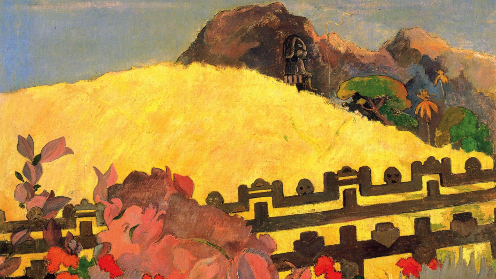 Картина Сезанна - золотой холм