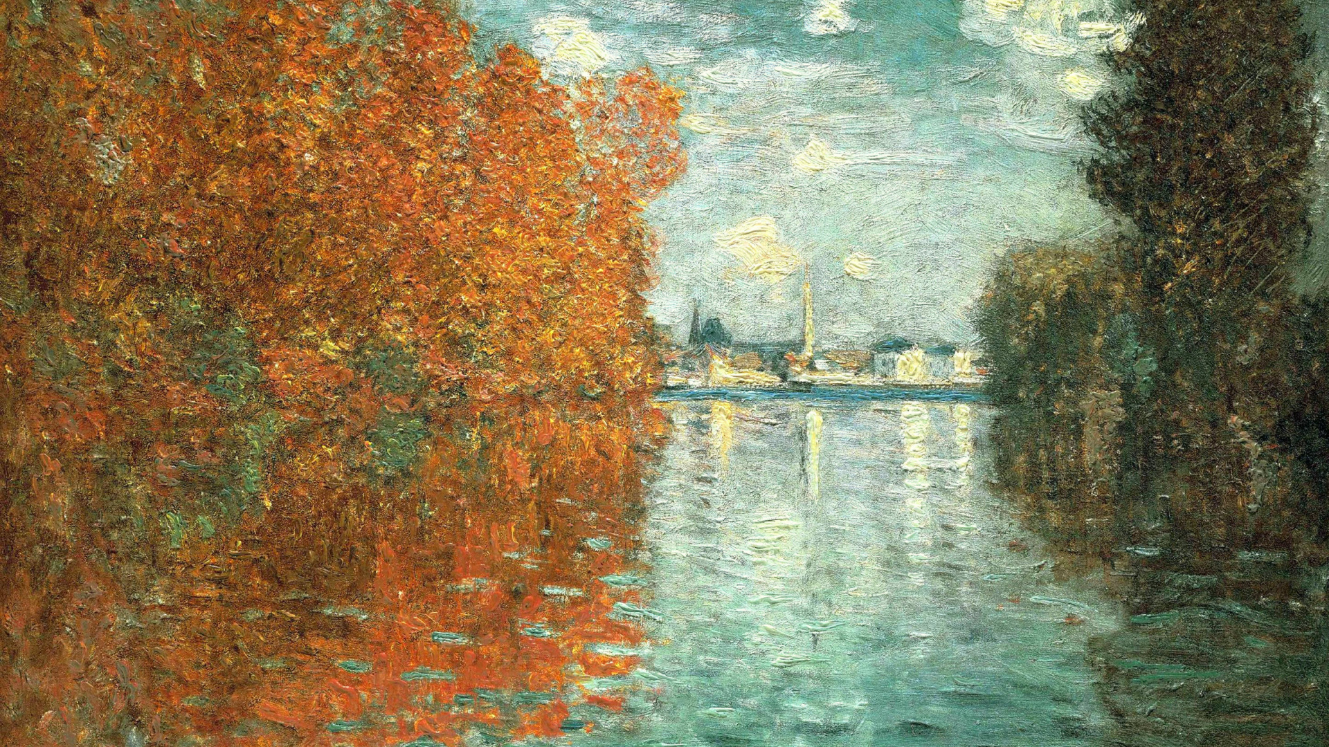 Картина Моне - Осенний эффект