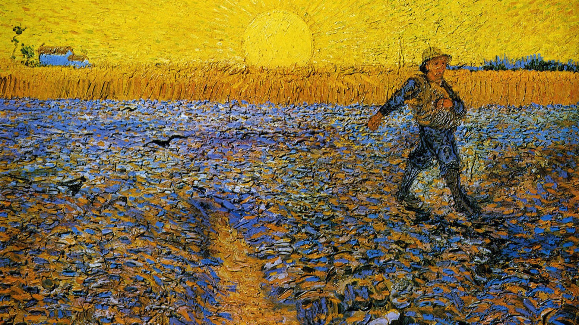 Painting of Vincent Van Gogh - Hard working man