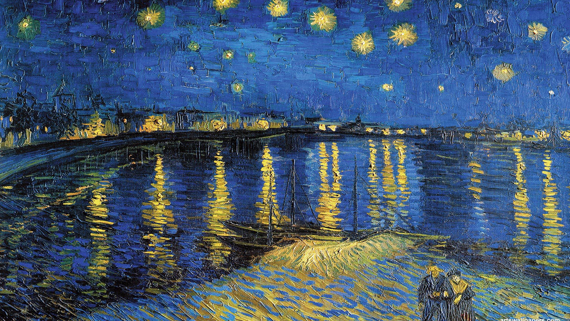 Картина Винсента Ван Гога - Звездная ночь