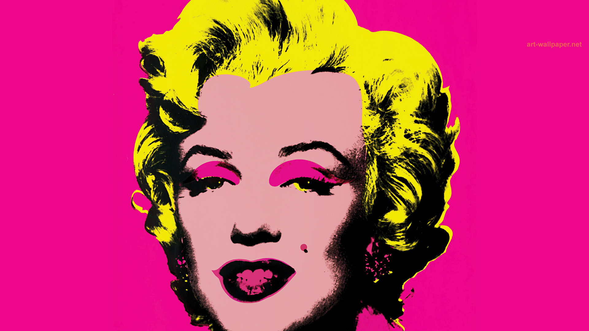 Картина Энди Уорхола блондинка женщина