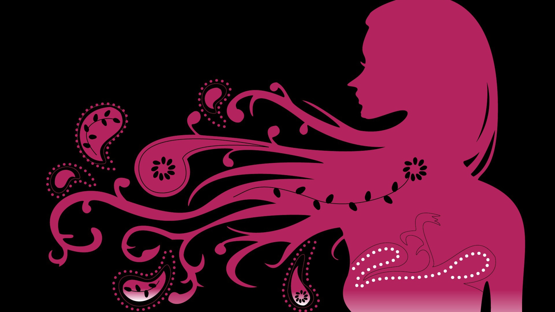 Прекрасная векторная девушка