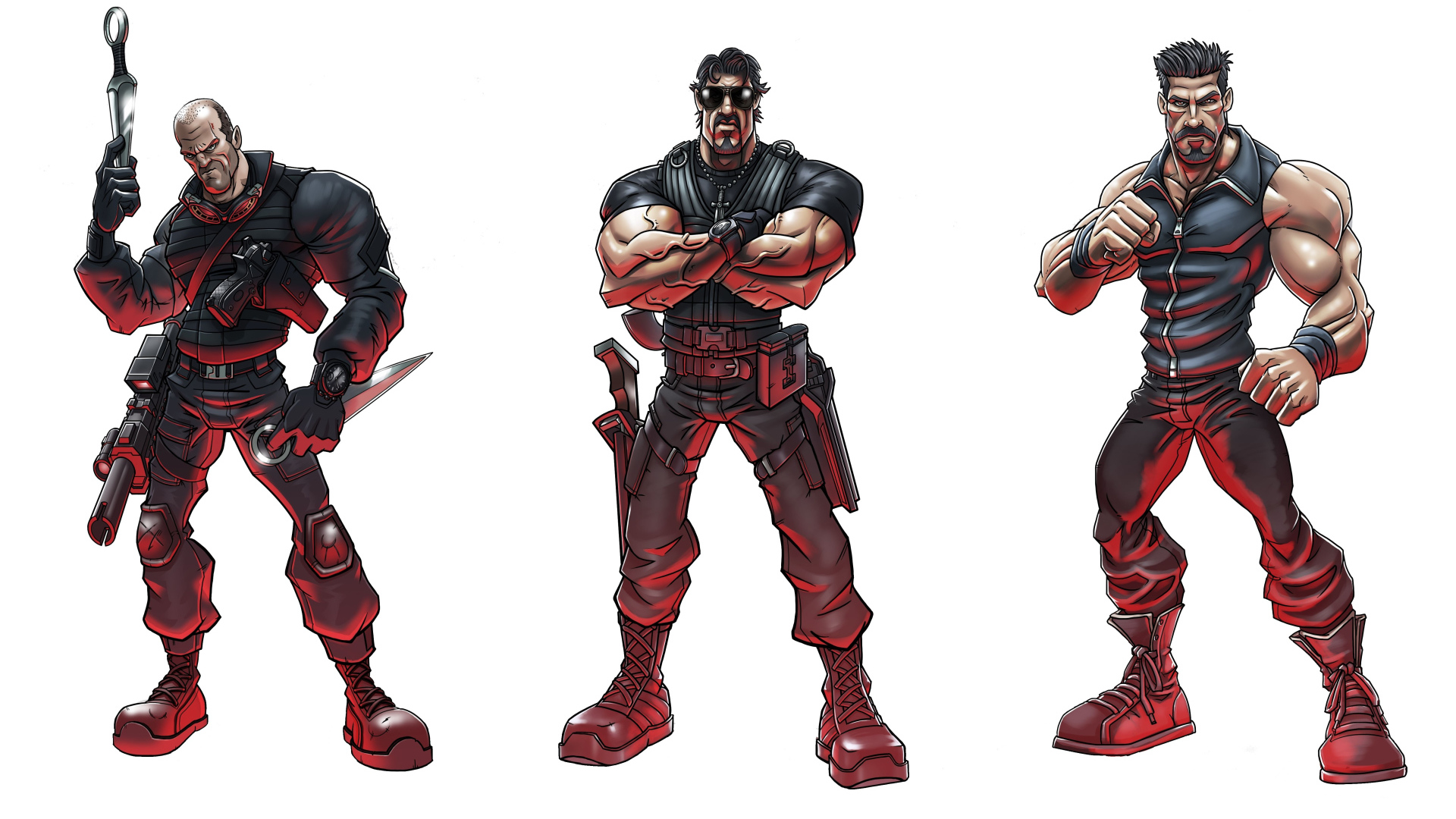 Рисунок к фильму Неудержимые 2