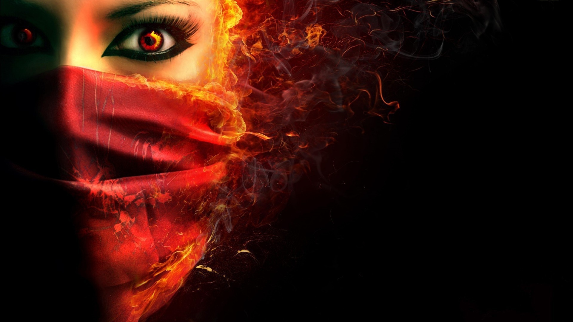 Огненная девушка вампир