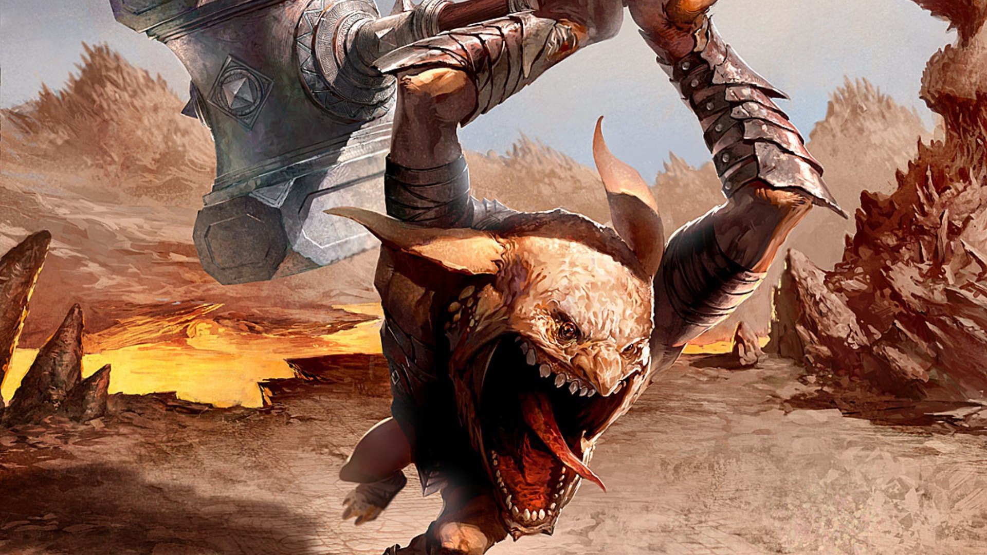 Чудовище с молотом