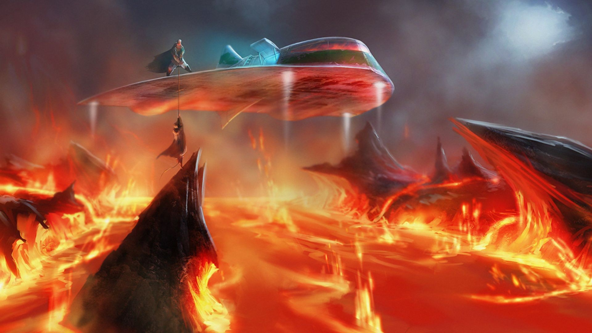 Спасение человека из огня