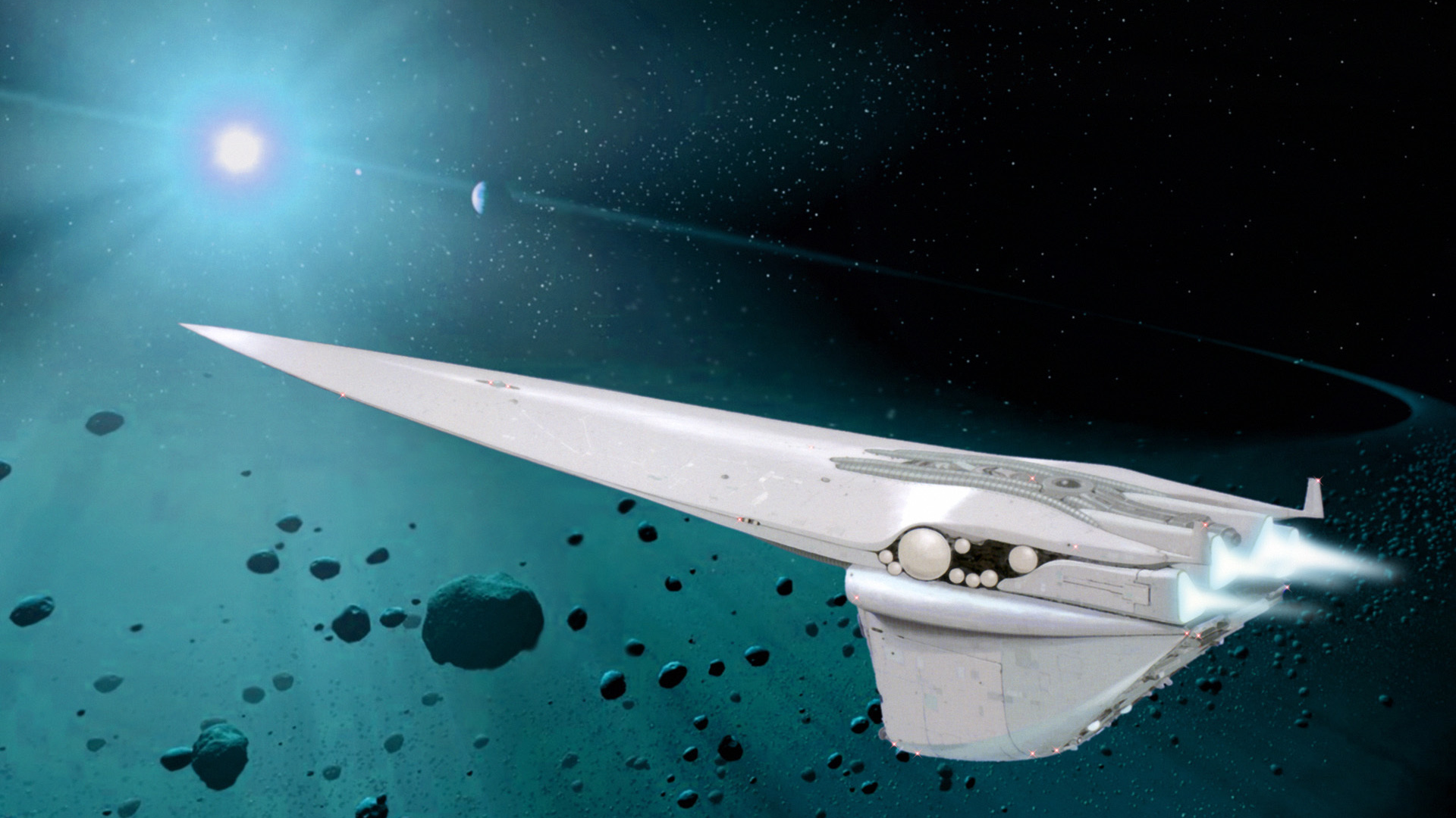 Белый космический корабль