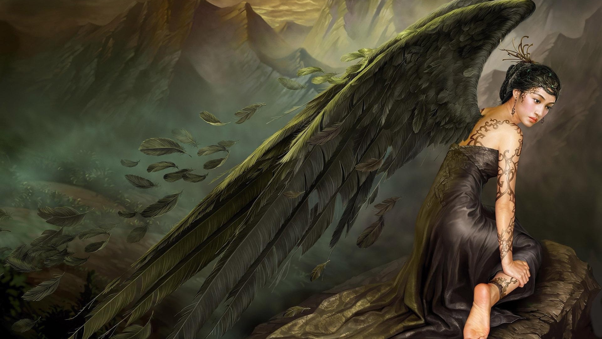 Черный ангел теряет перья