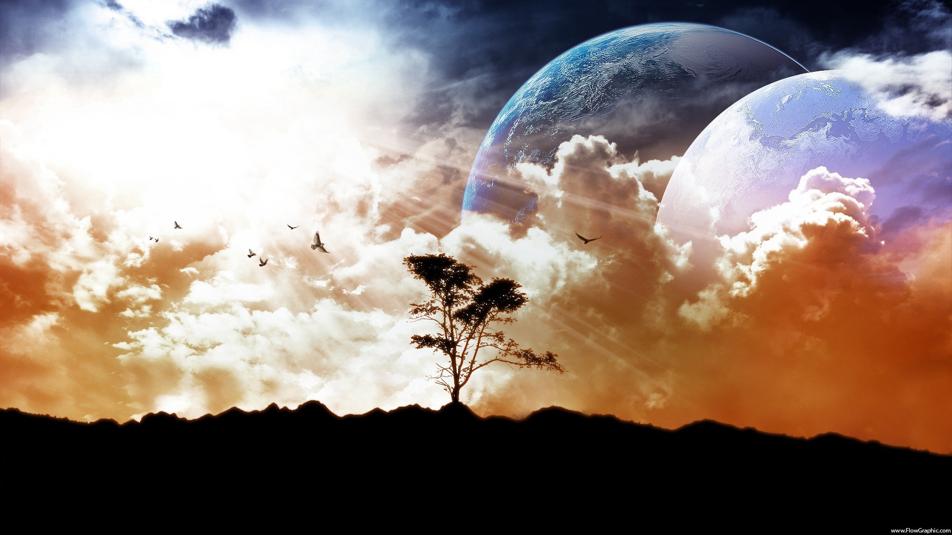 Планеты за облаками