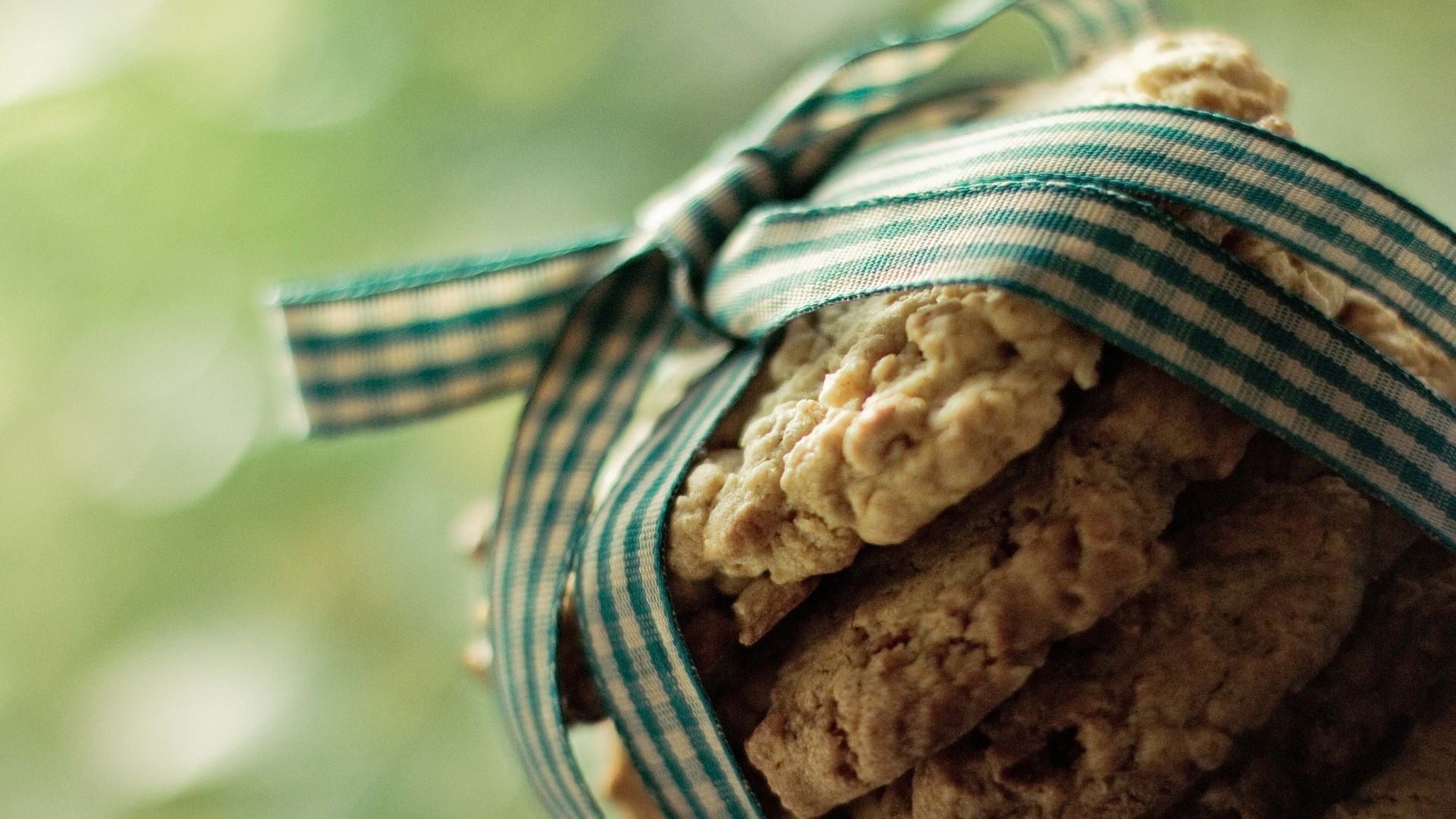 Домашнее печенье с бантиком