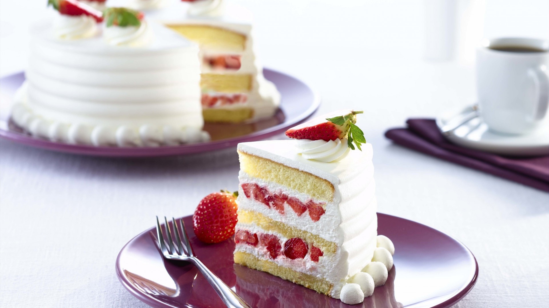 Клубничный торт