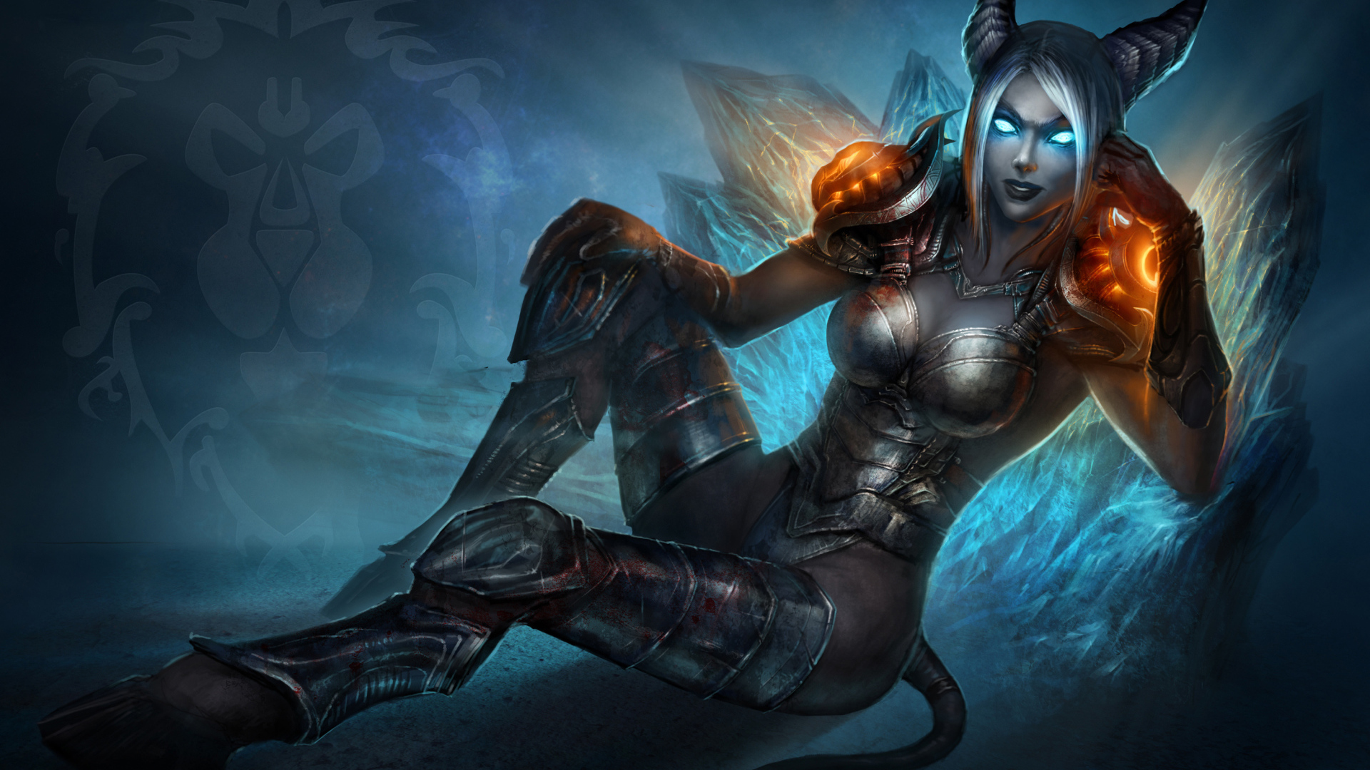 Девушка с рогами и копытами