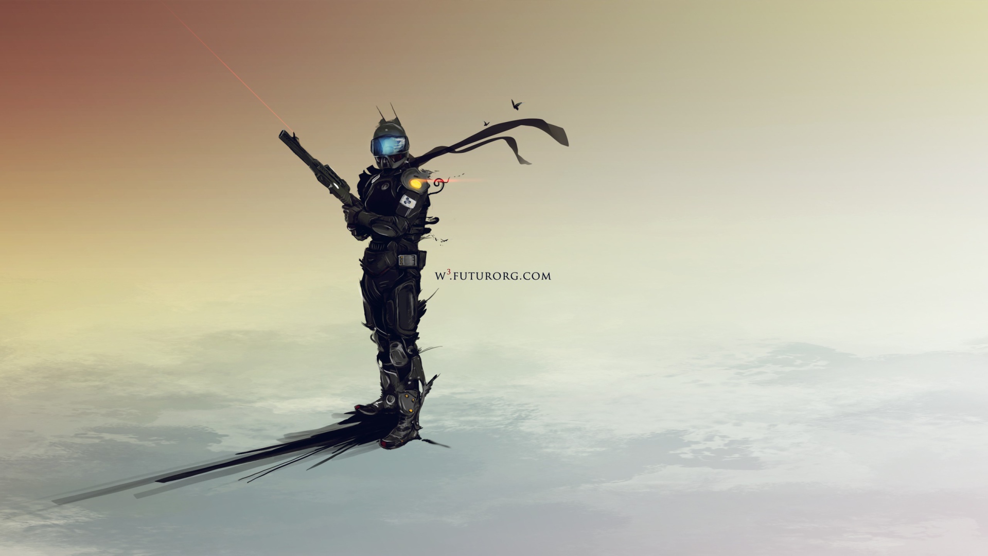 Солдат из видео игры