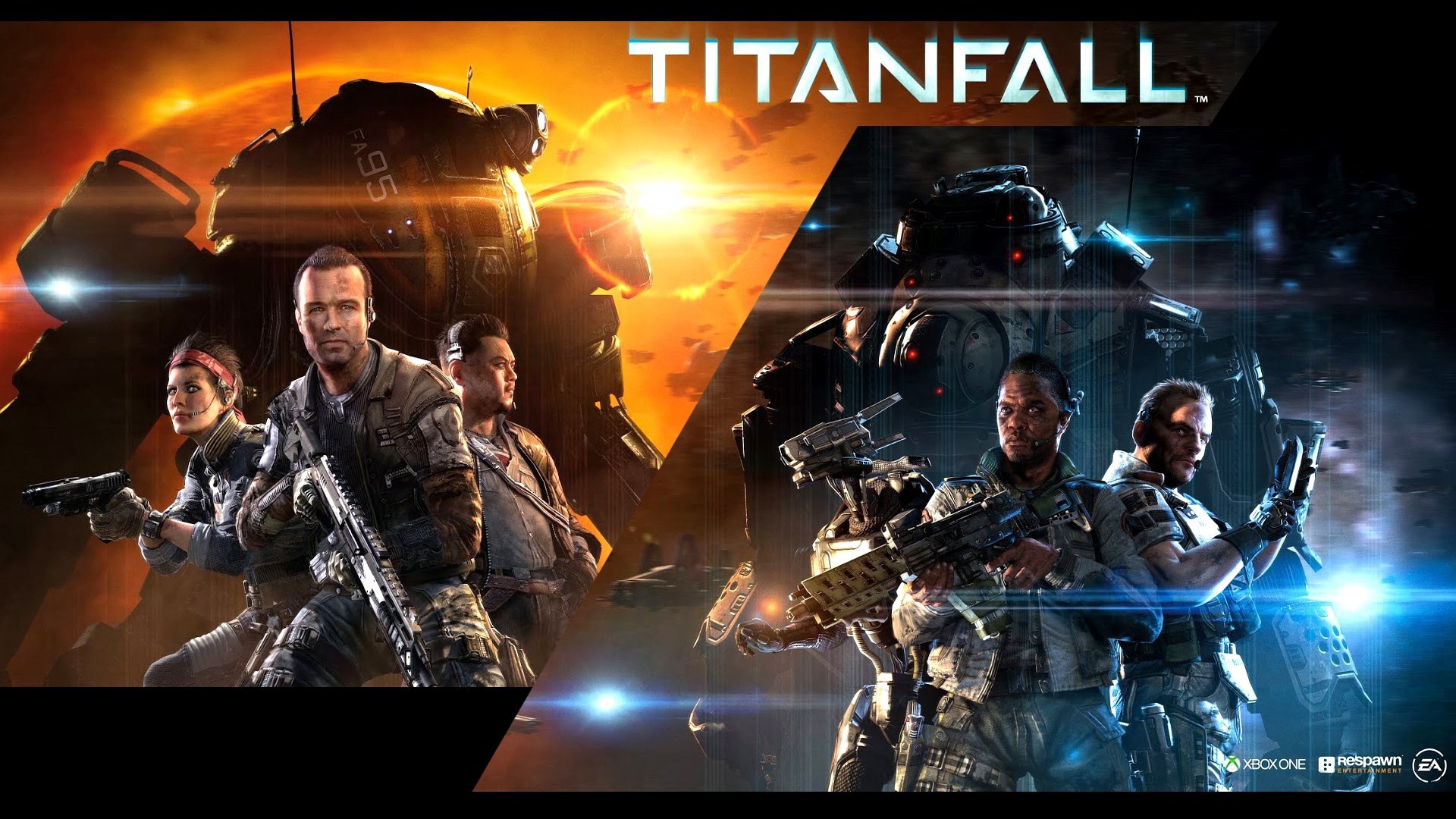 Постер игры Titanfall