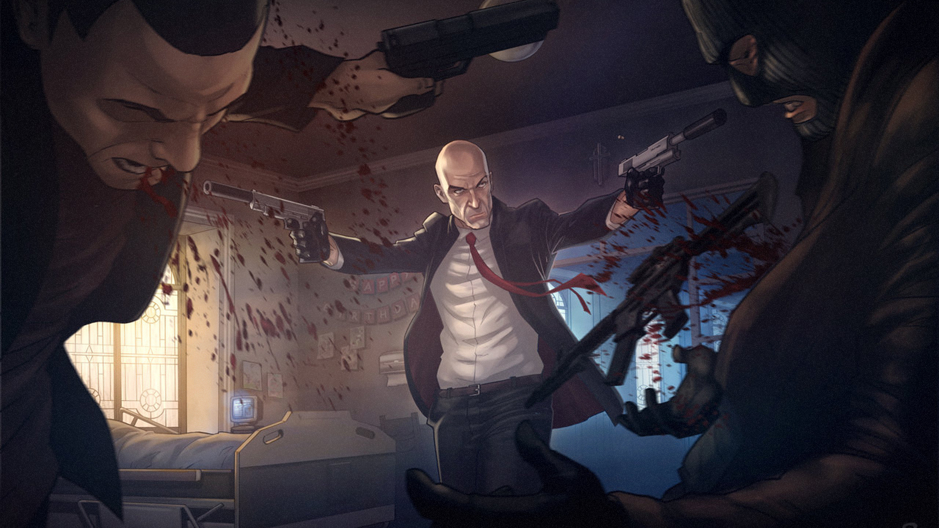 Агент 47 в игре