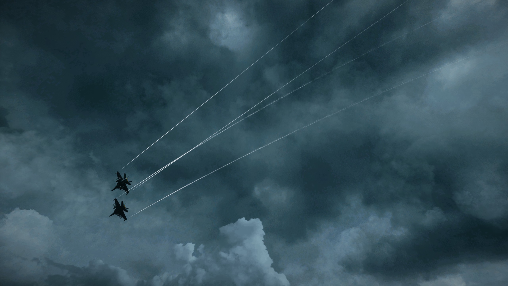 Два самолета из видео игры