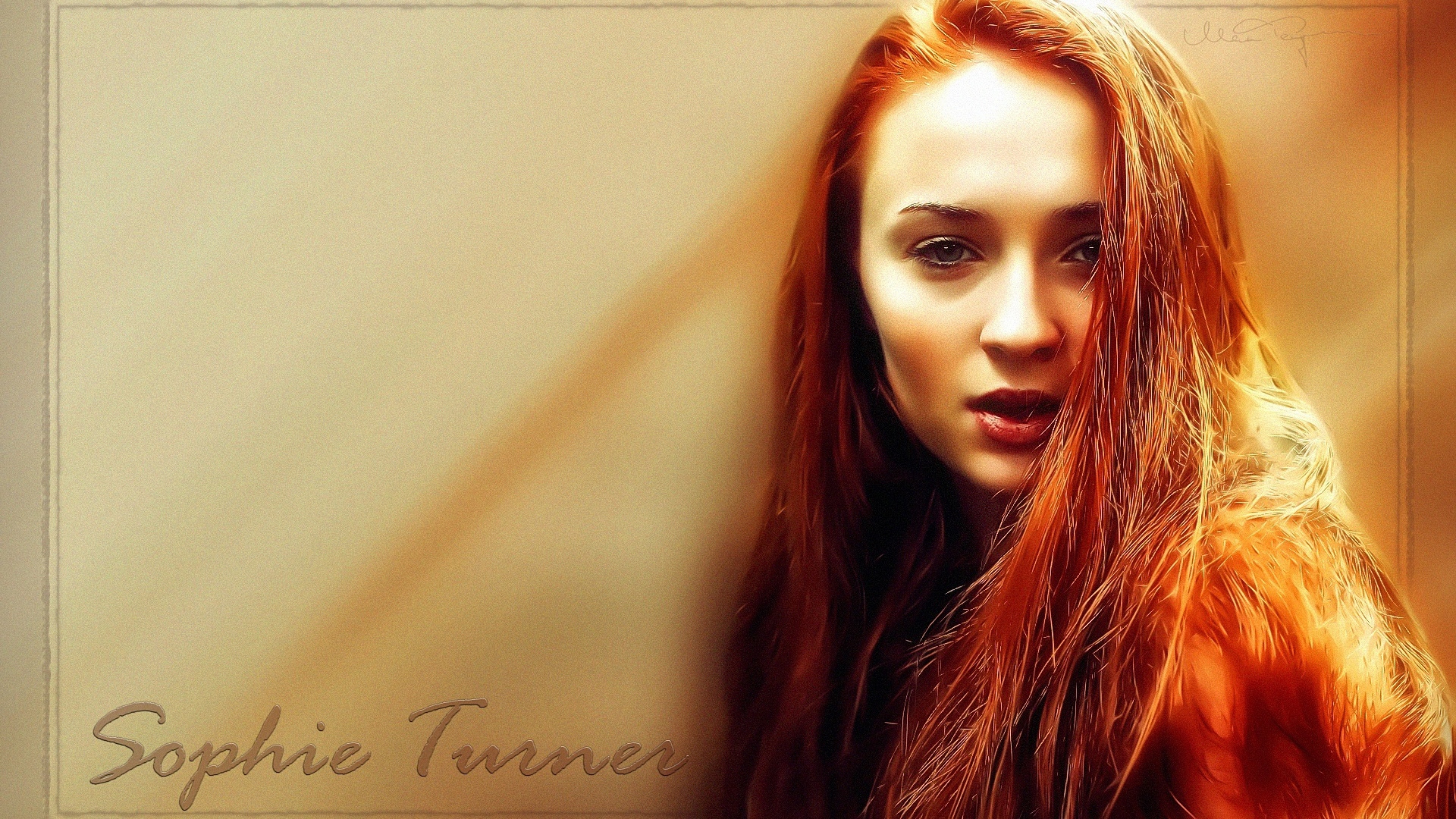 Красивая модель Софи Тернер