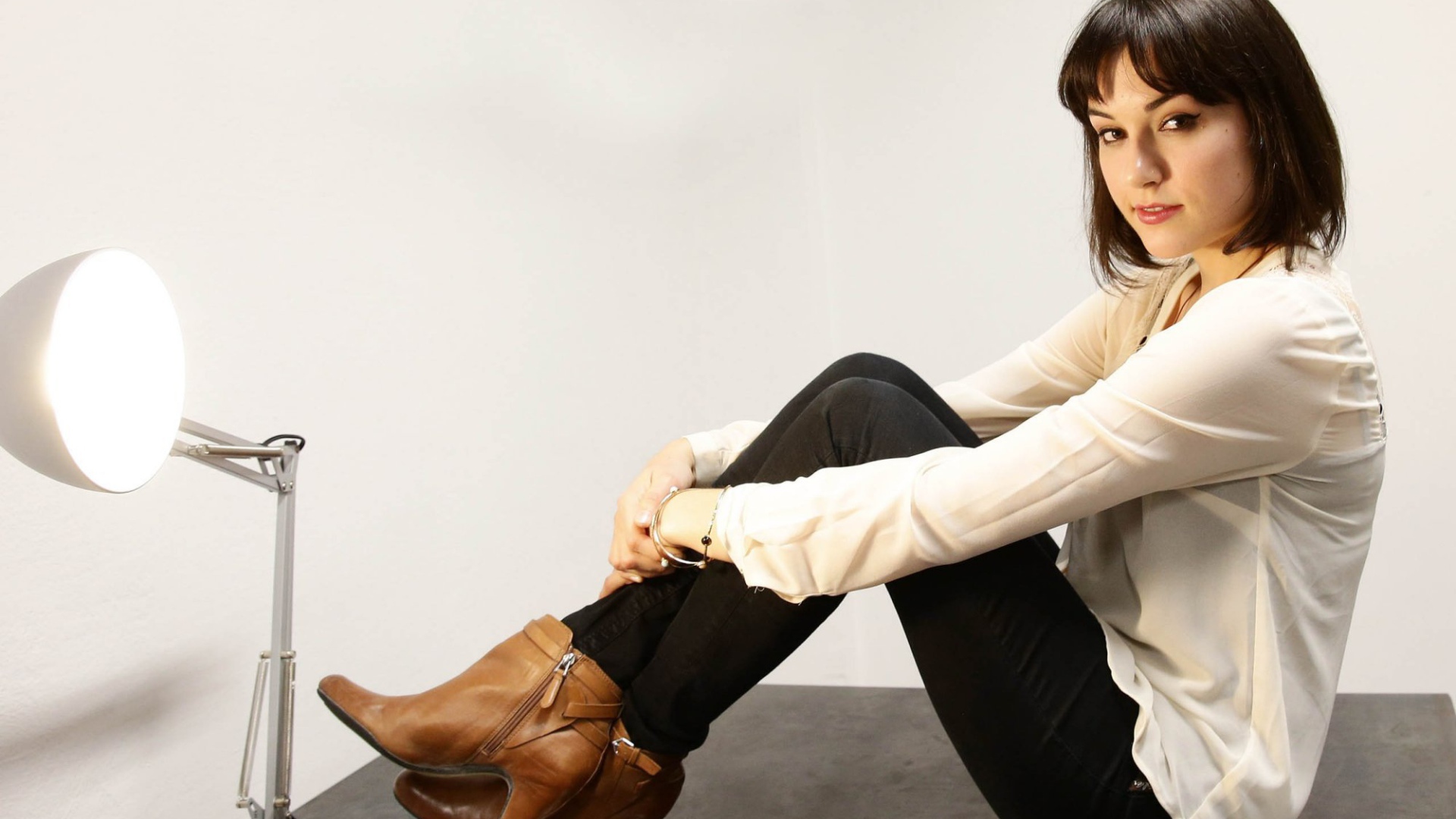 Саша Грей на съемках