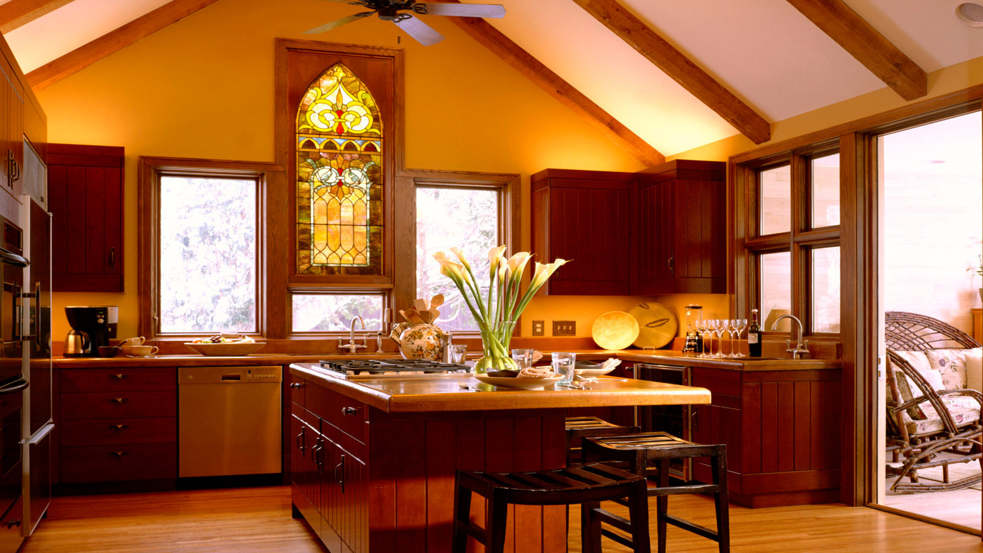 Кухня на вилле