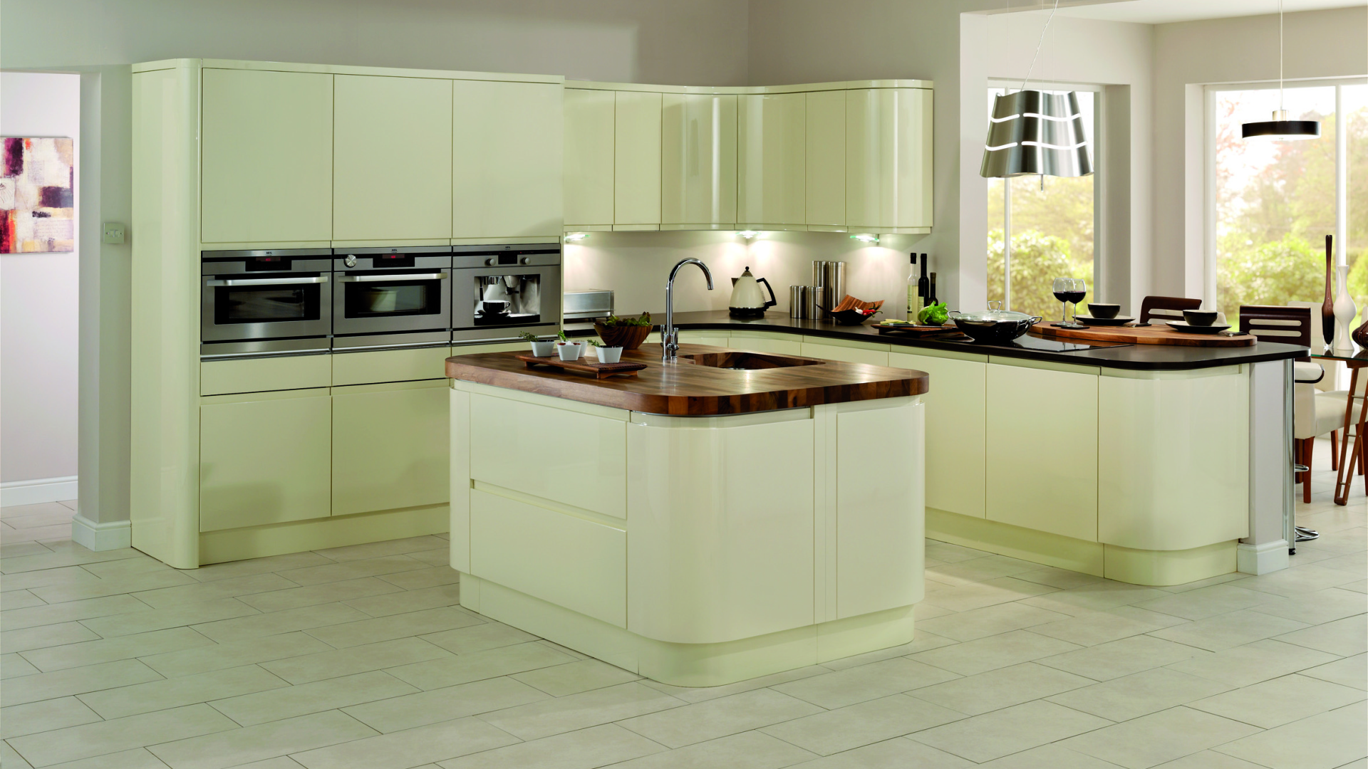 Белая кухня