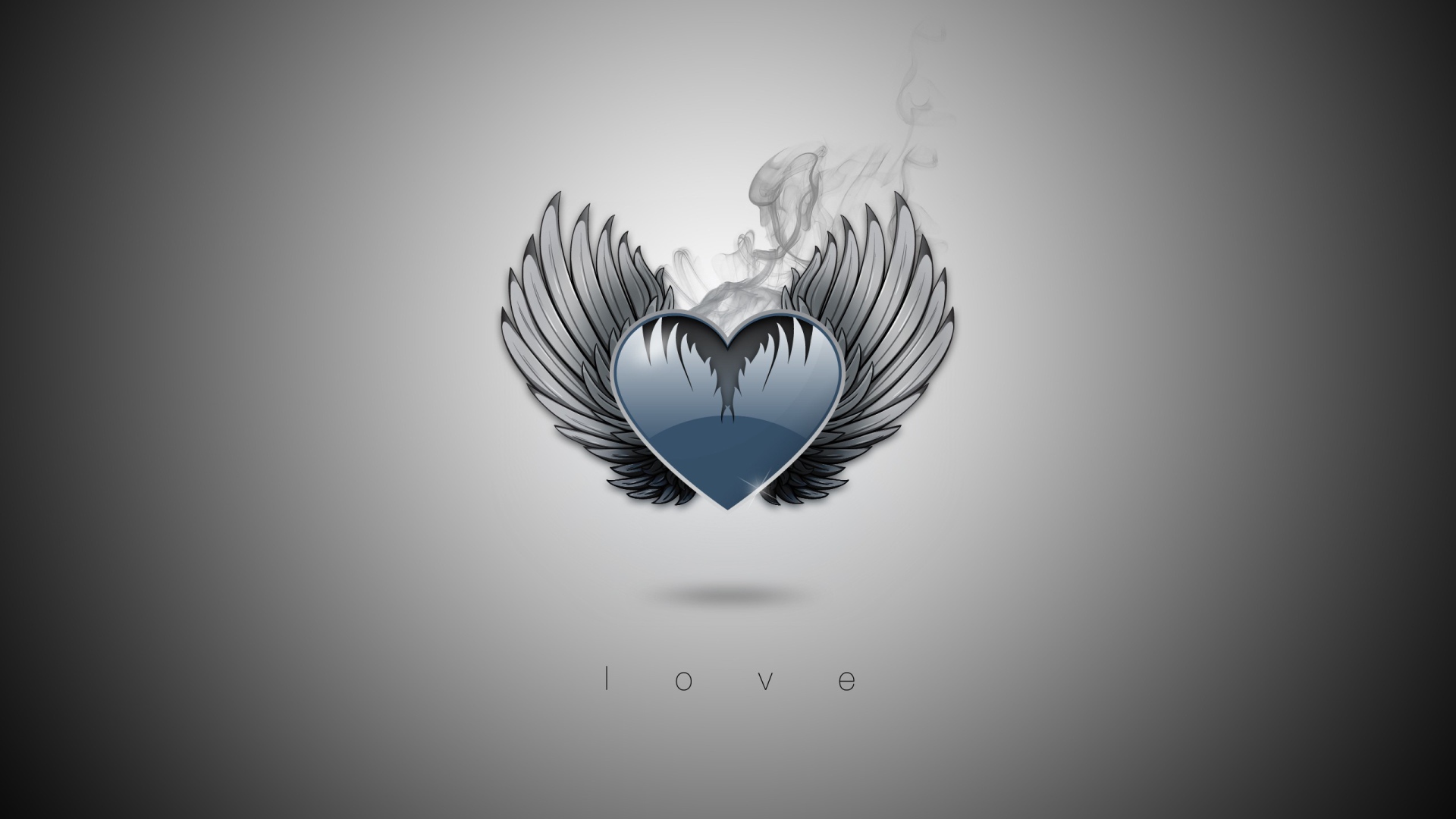 Сердечко с крыльями