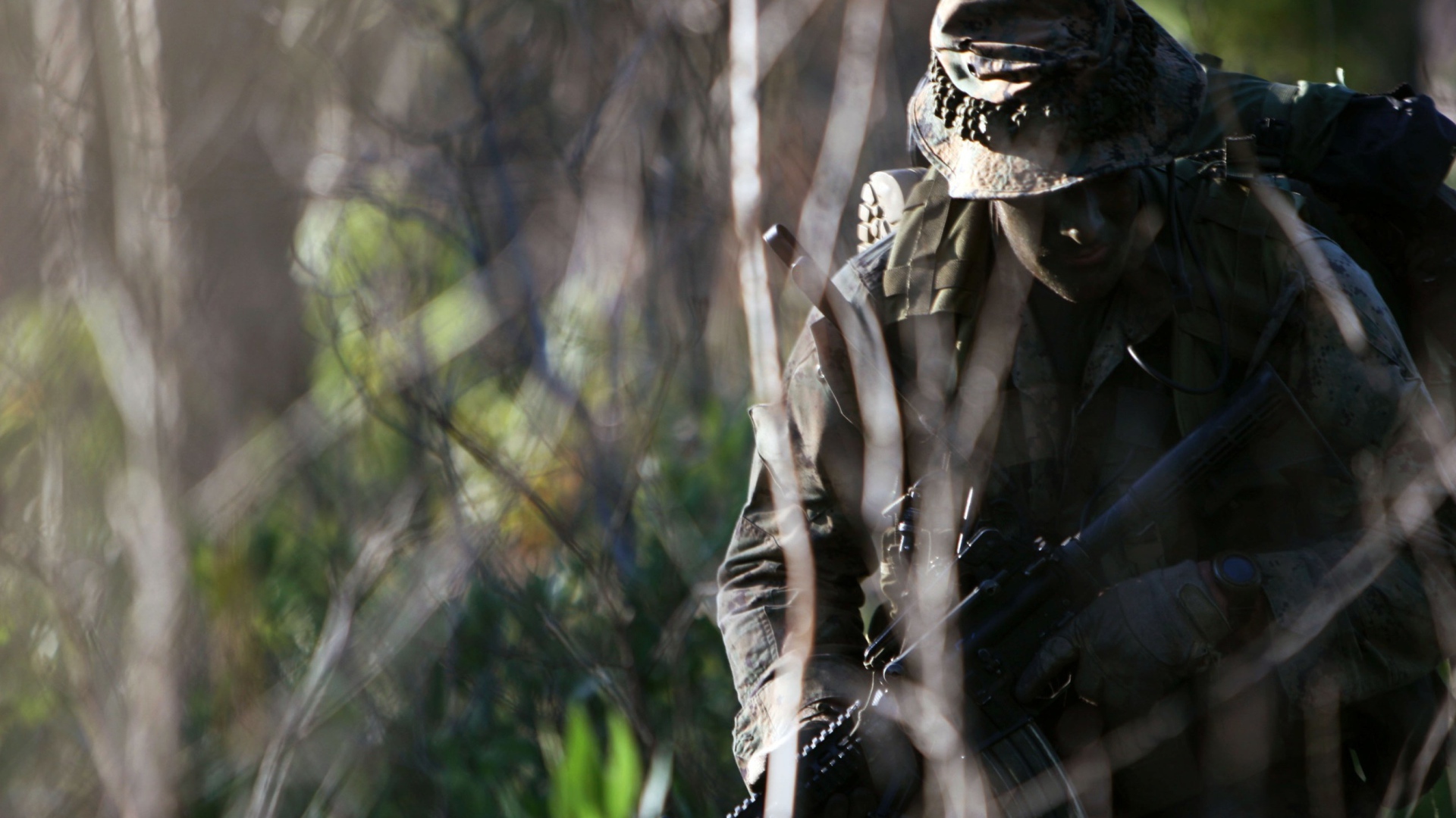 Солдат на задании