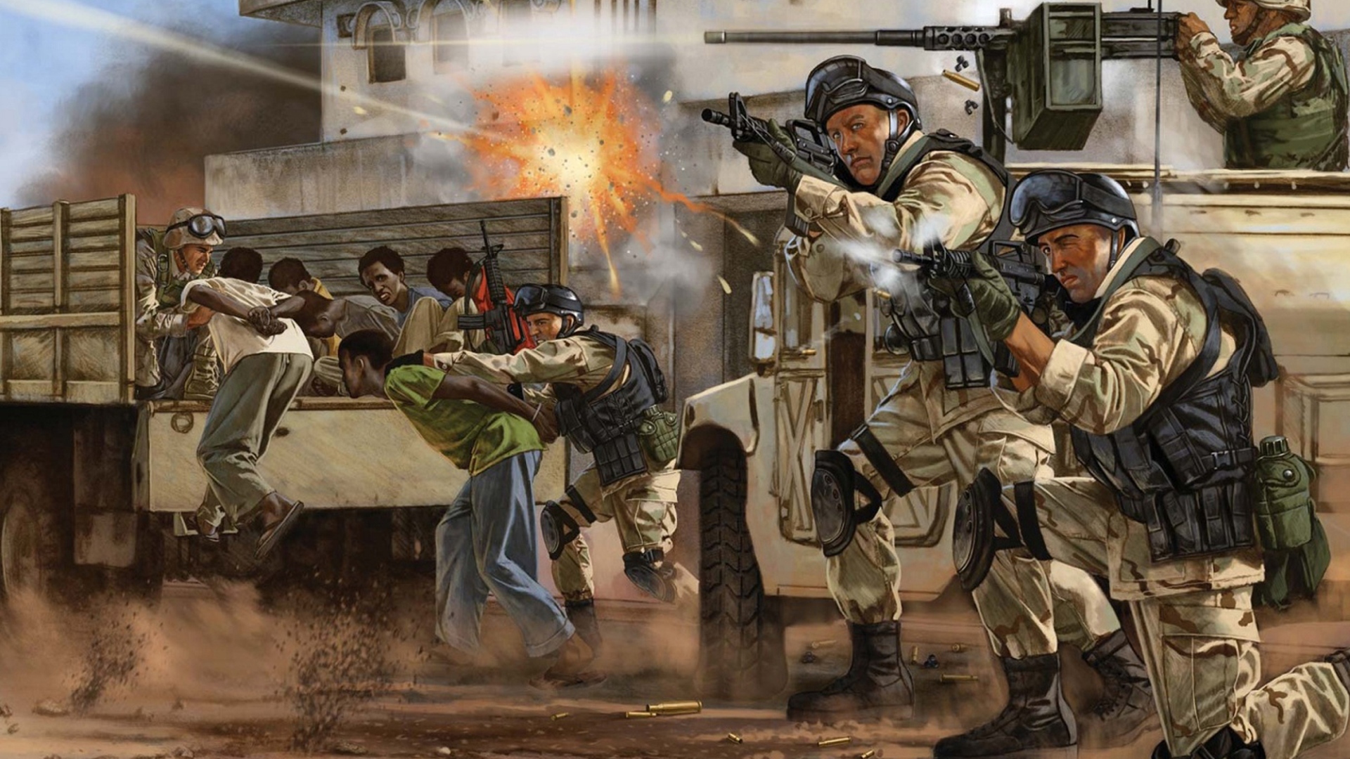 Работа спецназа