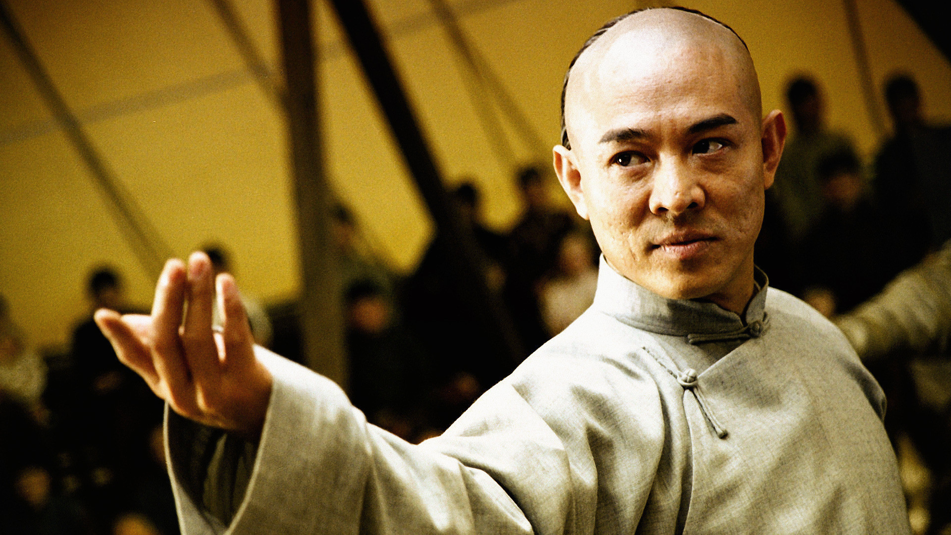 Kung fu master Jet Li