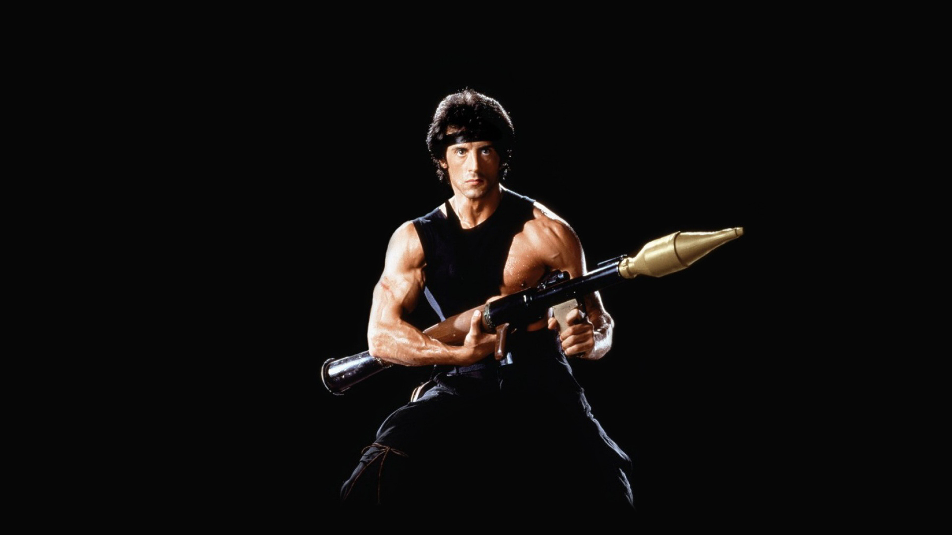 Сильвестр Сталлоне с гранатометом