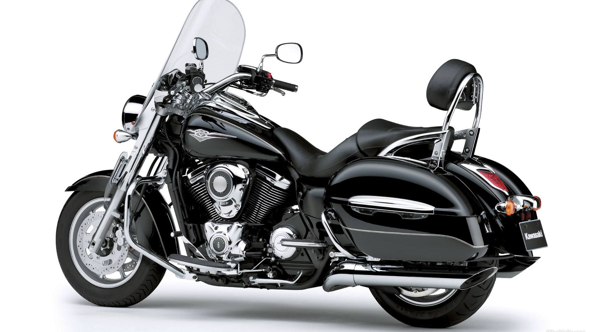 Красивый мотоцикл Kawasaki VN 1700 Classic