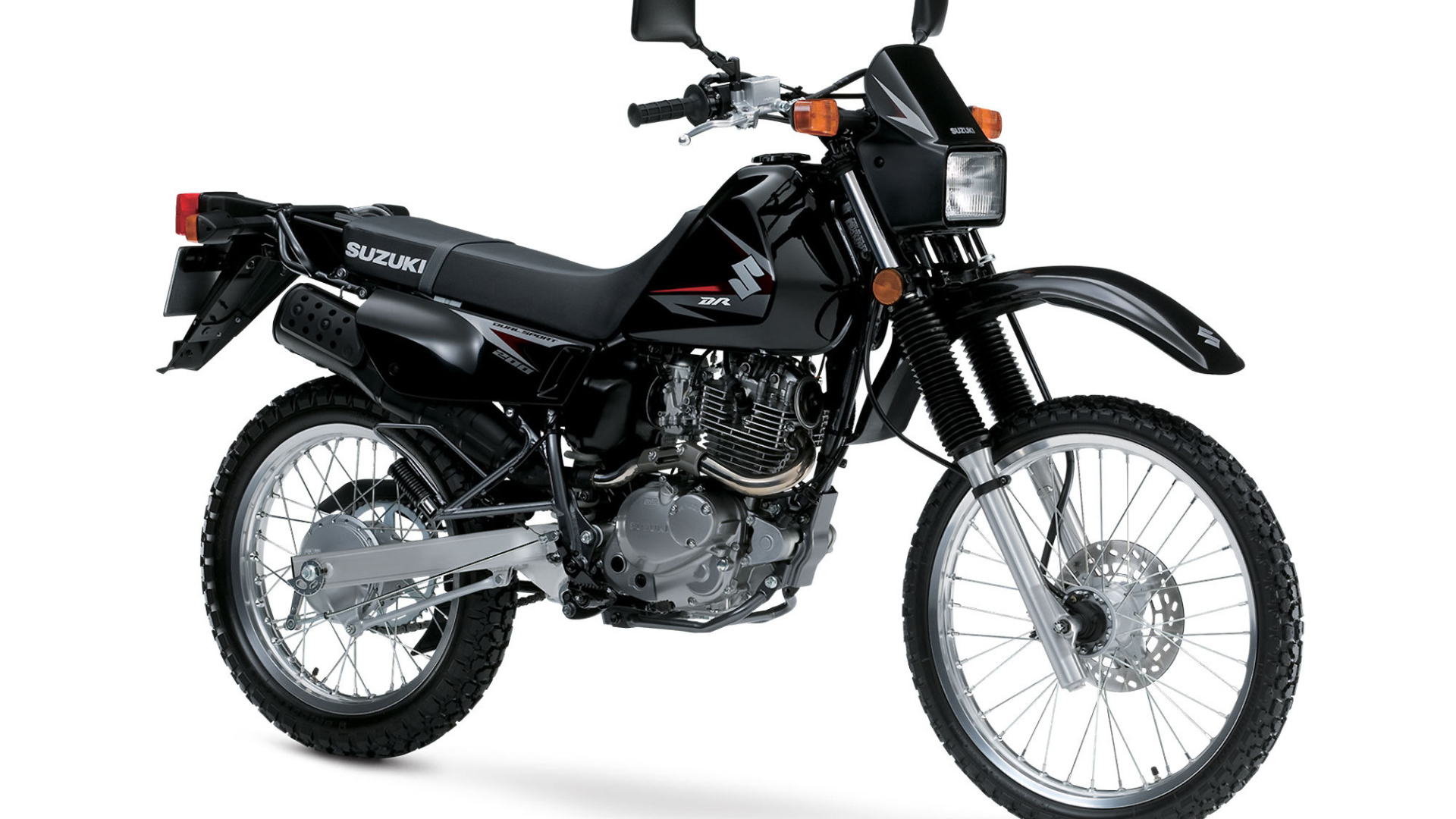 Красивый мотоцикл Suzuki DR 200 SE
