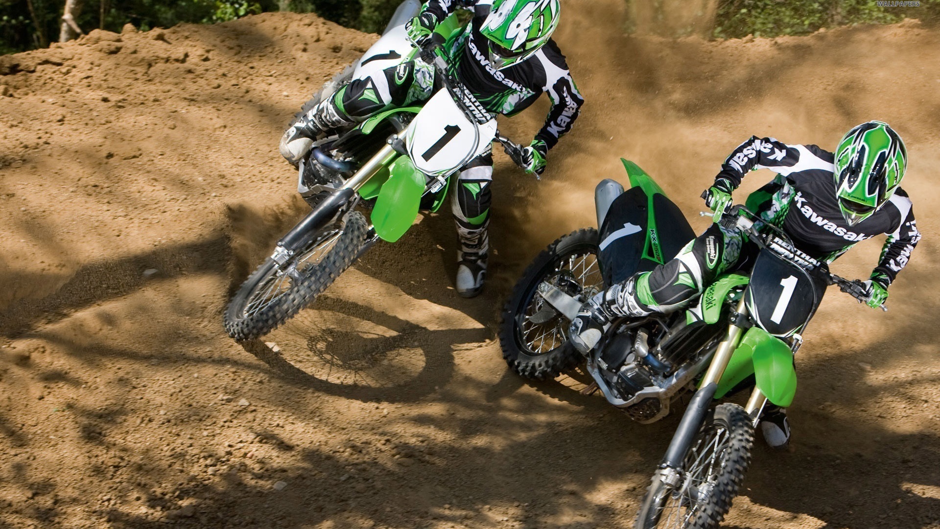 Мотоцикл модели Kawasaki KX 450 F