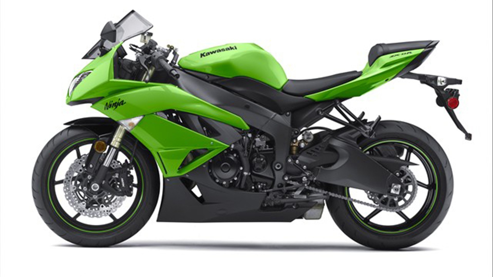 Мотоцикл модели Kawasaki Ninja ZX-6R